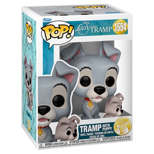 [889698835695] Figura POP Disney La Dama y el Vagabundo Tramp with Puppy