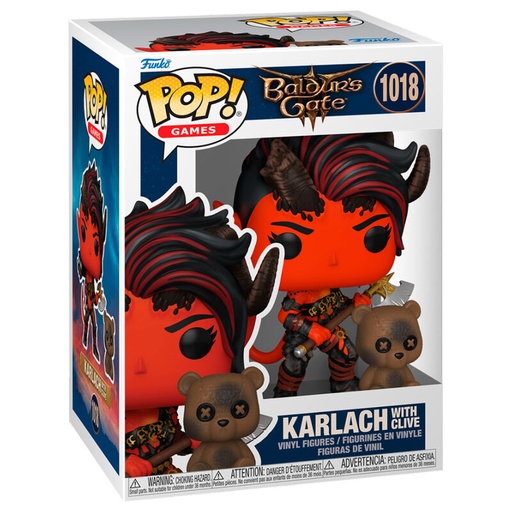 [889698849579] Figura POP Baldurs Gate Karlach with Clive