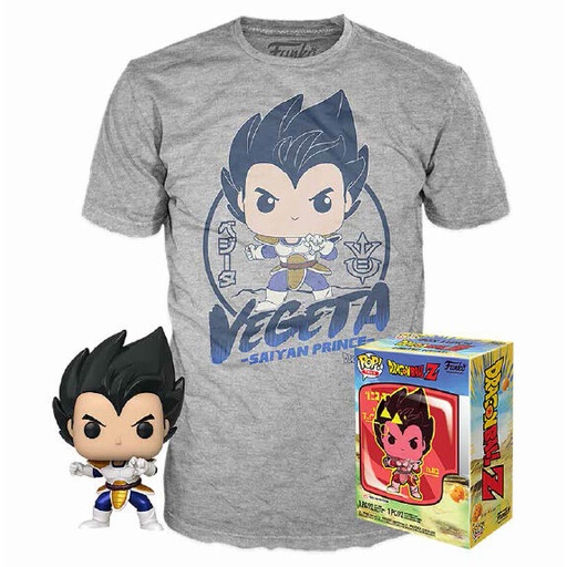 [889698430654] Set figura POP & Tee Dragon Ball Z Vegeta