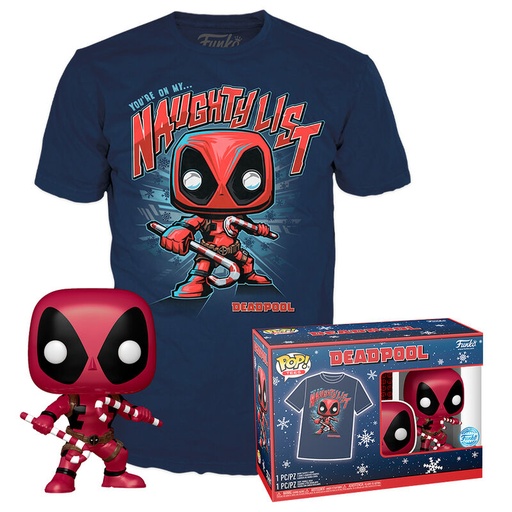 [889698636575] Set figura POP & Tee Marvel Deadpool