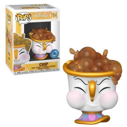 [889698365130] Figura POP Disney La Bella y la Bestia Chip Exclusive