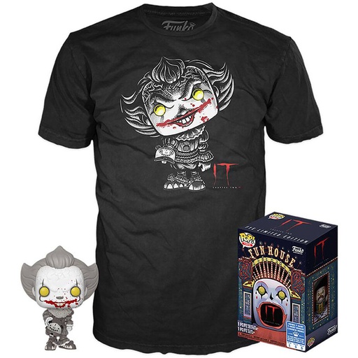 [889698424202] Set figura POP & Tee IT 2 Pennywise Exclusive M