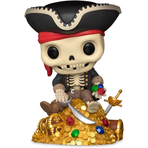 [889698488891] Figura POP Deluxe Piratas del Caribe Treasure Skeleton Exclusive