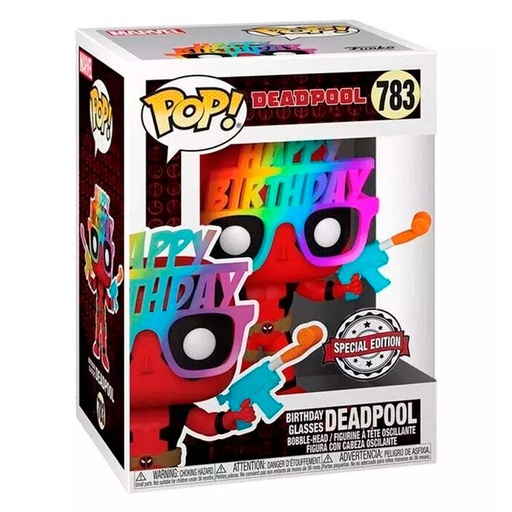 [889698546874] Figura POP Marvel Deadpool 30th Birthday Hat Deadpool Exclusive
