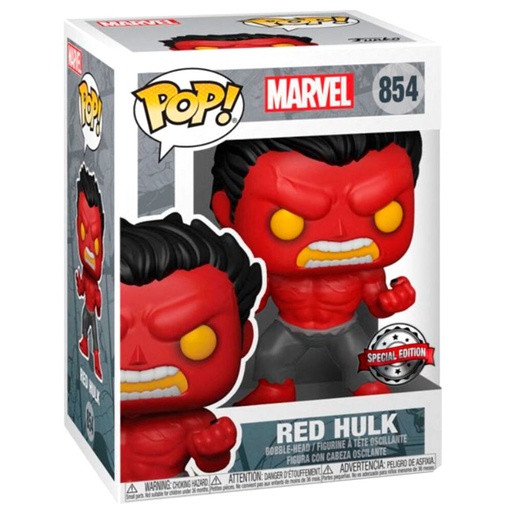 [889698550840] Figura POP Marvel Red Hulk Exclusive