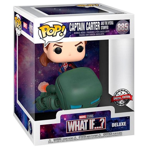 [889698554800] Figura POP Marvel What If Captain Carter Exclusive