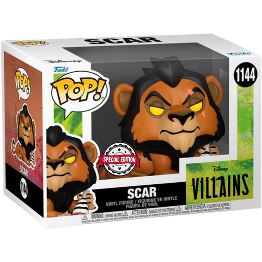 [889698589345] Figura POP Disney Villains El Rey Leon Scar Exclusive