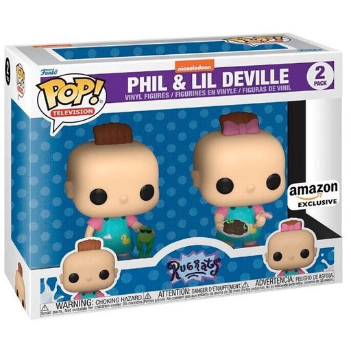 [889698602402] Blister 2 figuras POP Rugrats Phil & Lil Exclusive
