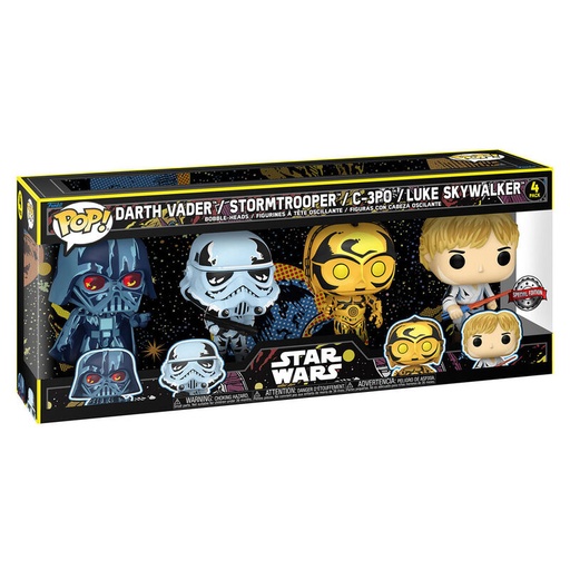[889698631983] Blister 4 figuras POP Star Wars Exclusive