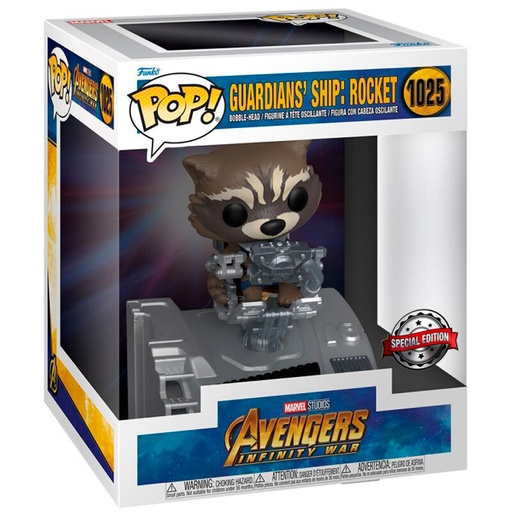 [889698632119] Figura POP Deluxe Marvel Guardianes de la Galaxia Guardians Ship Rocket Exclusive