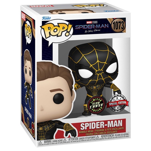 [889698650380 Chase] Figura POP Marvel Spider-Man No Way Home Spider-Man Exclusive Chase