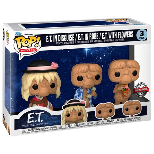 [889698650519] Blister 3 figuras POP E.T El Extraterrestre Exclusive