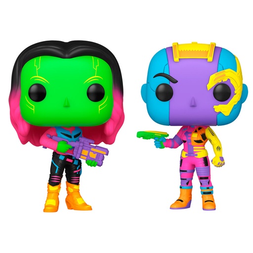 [889698663335] Blister 2 figuras POP Marvel Guardianes de la Galaxia Gamora & Nebula Exclusive