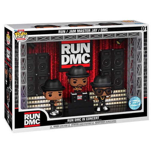 [889698684026] Figura POP Moments Deluxe Run DMC in Concert Exclusive