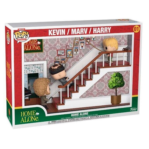 [889698684293] Figura POP Moments Deluxe Home Alone Staircase Exclusive
