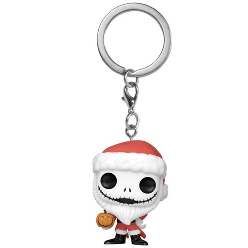 [889698828222] Llavero Pocket POP Disney Pesadilla Antes de Navidad Santa Jack Exclusive