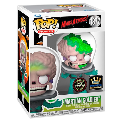 [889698844628 Chase] Figura POP Mars Attacks Martian Soldier Exclusive Chase