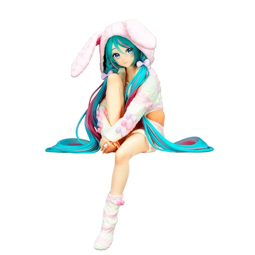 [4582782364083] Figura Noodle Stopper Hatsune Miku Rabbit Ear Hood Pajama Hatsune Miku 14cm