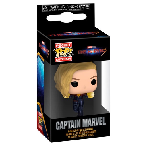[889698675895] Llavero Pocket POP The MarvelS Captain Marvel