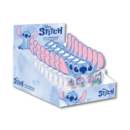 [18445484549680] Set 4 subrayadores Stitch Disney