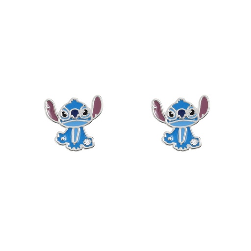 [198660032254] Pendientes Stitch Disney plata