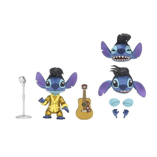 [634482088227] Figura Ultimate Gold Suit Elvis Stitch Lilo &#38; Stitch Disney 5cm