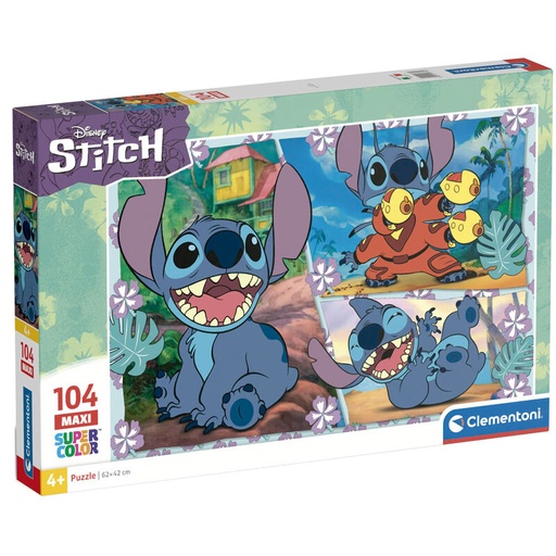 [8005125237760] Puzzle maxi Stitch Disney 104pzs