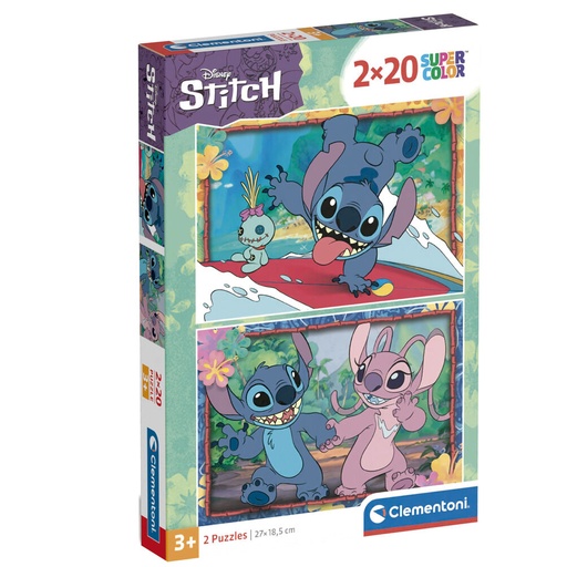 [8005125248094] Puzzle Stitch Disney 2x20pzs