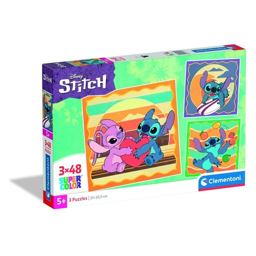 [8005125250622] Puzzle Stitch Disney 3x48pzs