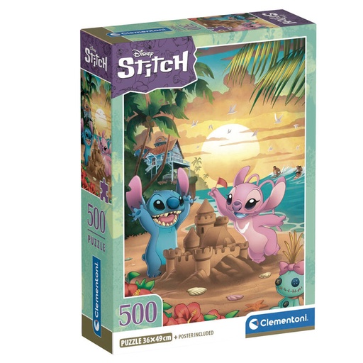 [8005125355471] Puzzle Stitch Disney 500pzs