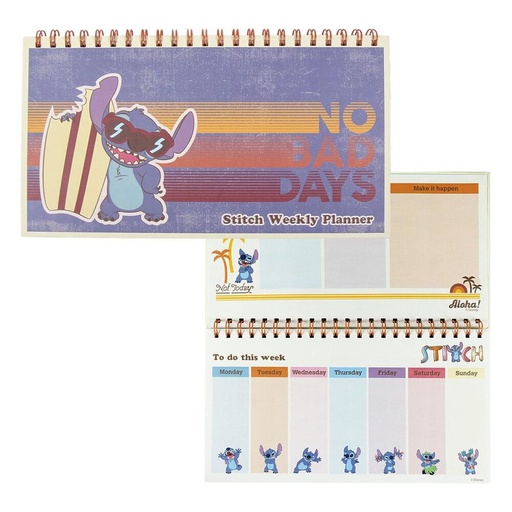 [8427934589289] Planificador Semanal Stitch Disney