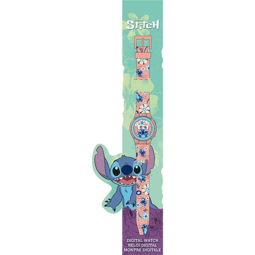 [8435507876186] Reloj digital Stitch Disney