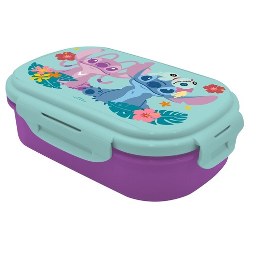 [8435507889988] Sandwichera + Cubierto Stitch Disney