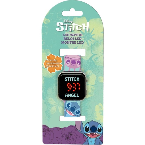 [8435507892100] Reloj led Stitch Disney