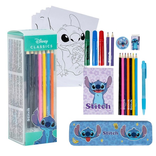 [8445484396140] Set papeleria coloreable Stitch Disney