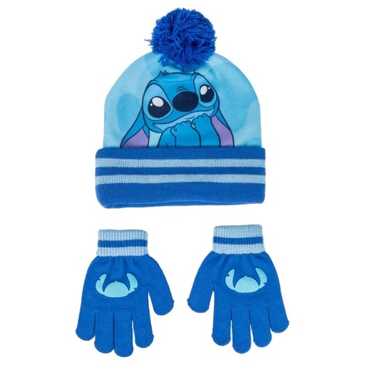 [8445484403138] Set gorro y guantes Stitch Disney