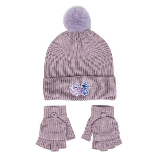 [8445484403411] Set gorro y guantes Stitch Disney