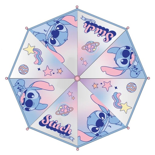 [8445484510911] Paraguas manual burbuja Stitch Disney