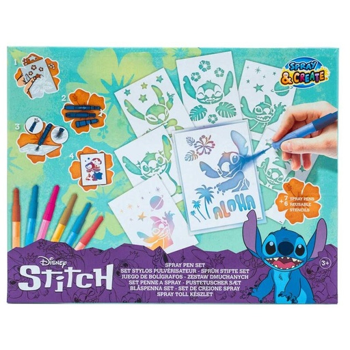 [8719668015739] Set aerografo Stitch Disney