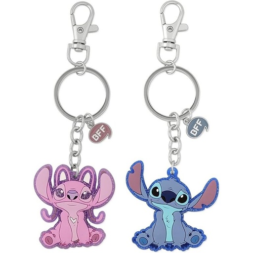 [887746843135] Set 2 Llaveros Angel &#38; Stitch Disney
