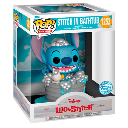 [889698688864] Figura POP Deluxe Disney Lilo & Stitch - Stitch in Bathtub Exclusive