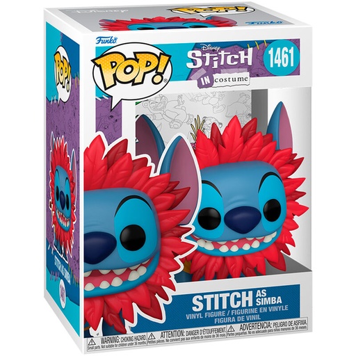 [889698751643] Figura POP Disney Stitch as Simba