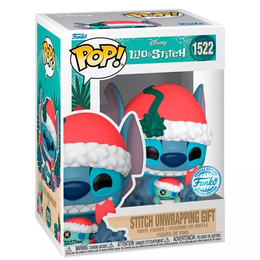 [889698828604] Figura POP Disney Lilo & Stitch - Stitch Unwrapping Gift
