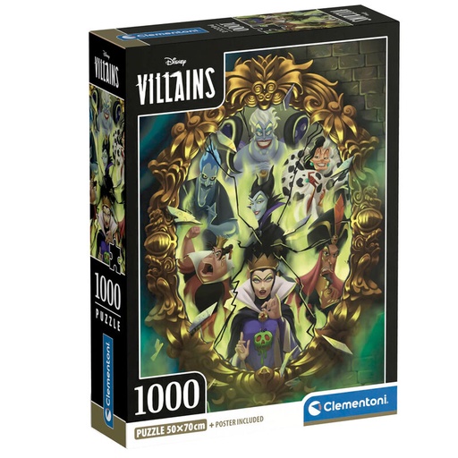 [8005125398126] Puzzle Villanas Disney 1000pzs