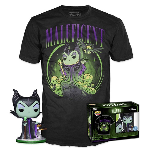 [889698589277] Set figura POP & Tee Disney Villanas Malefica Exclusive