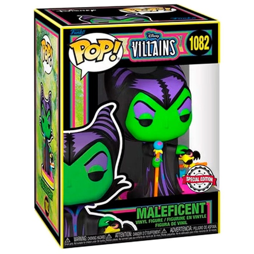 [889698603966] Figura POP Disney Villains Maleficent Black Light Exclusive
