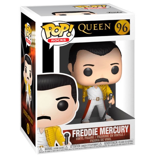 [889698337328] Figura POP Queen Freddie Mercury Wembley 1986