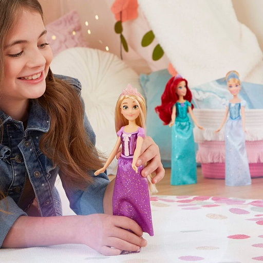 [5010993779031] Muñeca Brillo Real Rapunzel Disney