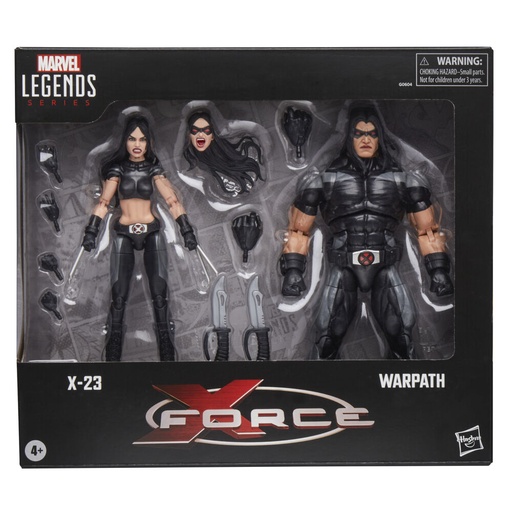 [5010996296269] Blister 2 figuras X-23 & Warpath X-Force Marvel Legends 15cm