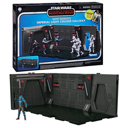 [5010996204424] Playset Moff Gideons Imperial Light Cruiser Hallway + figura Mandalorian Privateer Star Wars 9,5cm